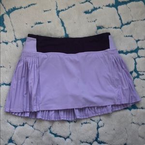 Lululemon Light Purple Pleat To Street Skort